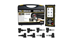 Bendpak's two new TPMS sensors and accompanying TPMS kit feature a universal design to accommodate a variety of wheel profiles and vehicles. Bendpak's two new TPMS sensors and accompanying TPMS kit feature a universal design to accommodate a variety of wheel profiles and vehicles.