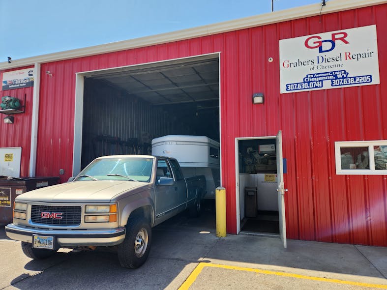 Graber rented out his first shop location when his service truck fleet outgrew his home.