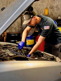 Jones hopes to one day take over the family business. Jones hopes to one day take over the family business.