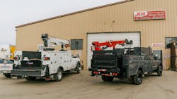 JE-CO’s 20,000-square-foot facility has roughly 50 employees, with 25 techs working two shifts where they can pull in 16 trucks at a time. Schwarz noted that the original group of students they brought on full-time almost two years ago are still there. JE-CO’s 20,000-square-foot facility has roughly 50 employees, with 25 techs working two shifts where they can pull in 16 trucks at a time. Schwarz noted that the original group of students they brought on full-time almost two years ago are still there.