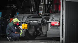 Technician in repair shop