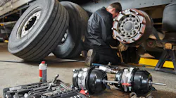 Technician in repair shop