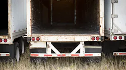 Empty trailer