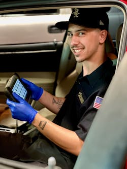 When not working, Jones is always thinking of ways to enhance the shop. When not working, Jones is always thinking of ways to enhance the shop.