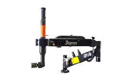 The Series 3 3arm America ergonomic arm features one Tilting and one Radial arm to allow for 360 degrees of movement at both joints. The Series 3 3arm America ergonomic arm features one Tilting and one Radial arm to allow for 360 degrees of movement at both joints.