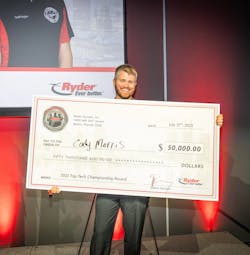 Ryder treated its 10 finalists to a week in Detroit, including a tour of Detroit's Daimler engine manufacturing facility, the Henry Ford American Innovation Museum, and Greenfield Village. Ryder treated its 10 finalists to a week in Detroit, including a tour of Detroit's Daimler engine manufacturing facility, the Henry Ford American Innovation Museum, and Greenfield Village.