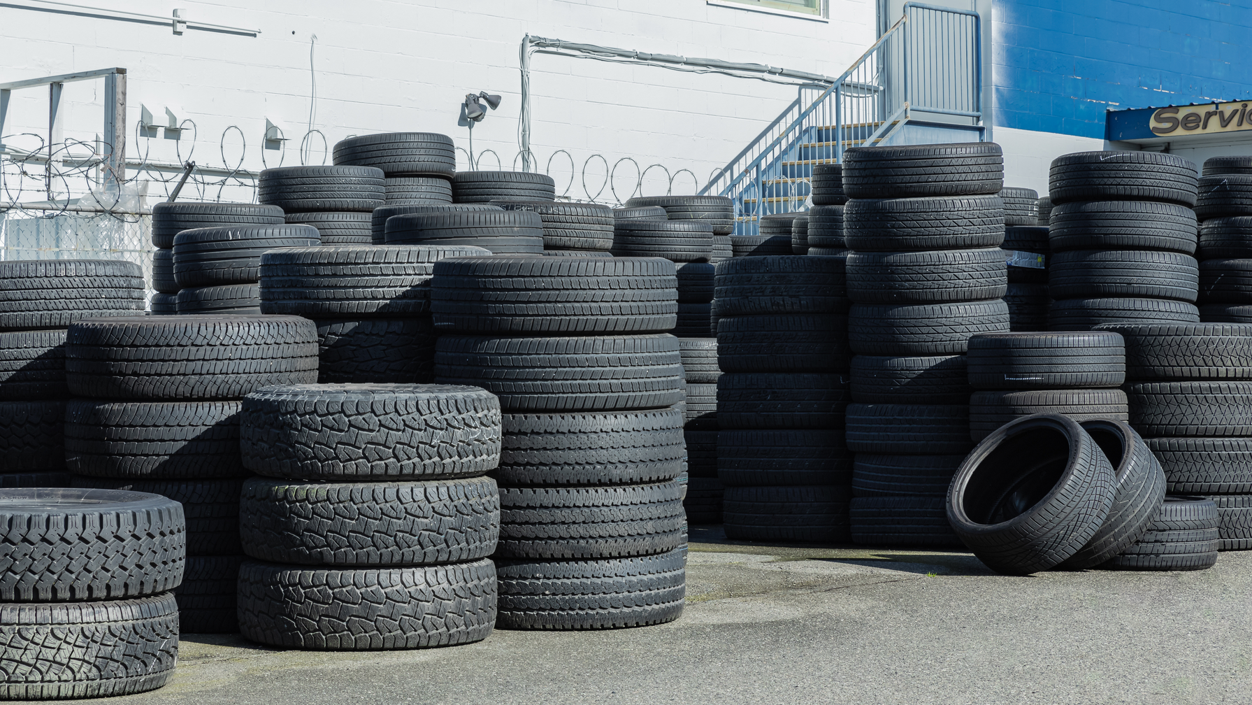 Pile of tires