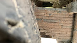 Broken or damaged leaf springs can cause reduced load capacity and misalignment, as well as becoming a road safety hazard if complete failure occurs. Mike Adams | Blaine Brothers TruckAline