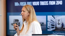 Jessica Sandström, Volvo Trucks head of product management, discusses the different types of zero-emission power technology the OEM is developing. Jessica Sandström, Volvo Trucks head of product management, discusses the different types of zero-emission power technology the OEM is developing.