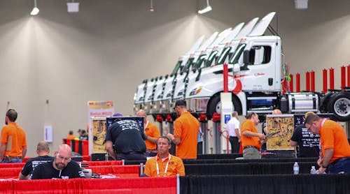 Skills stations were set up in the 225,000-square-ft. exhibit space in Cleveland&apos;s Huntington Convention Center.