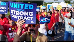 Atmidnight on Sept. 15, contracts between the Big Three automakers, Ford, General Motors, and Stellantis, and the United Auto Workers union expired. And for the first time in the UAW’s 88-year history, some members at all three simultaneously went on strike. Atmidnight on Sept. 15, contracts between the Big Three automakers, Ford, General Motors, and Stellantis, and the United Auto Workers union expired. And for the first time in the UAW’s 88-year history, some members at all three simultaneously went on strike.