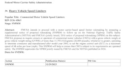 The initial notice published on the DOT's regulatory update page specified the rulemaking notice would call for an ECU-set speed limit of 68 mph. That notice was soon replaced, without the proposed speed limit. The initial notice published on the DOT's regulatory update page specified the rulemaking notice would call for an ECU-set speed limit of 68 mph. That notice was soon replaced, without the proposed speed limit.