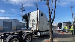 CARB has been performing pre-checks on trucks likely to fail California's incoming Clean Truck Check program using portable emissions detectors. CARB has been performing pre-checks on trucks likely to fail California's incoming Clean Truck Check program using portable emissions detectors.