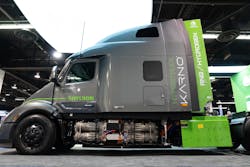 A prototype truck using Hyliion's Karno generator. A prototype truck using Hyliion's Karno generator.
