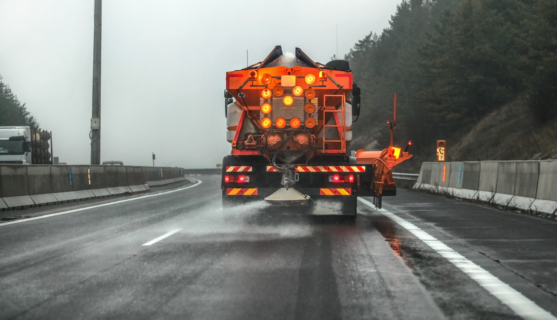 Highway de-icing