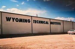 WyoTech, as it appeared early on in Mathis' career at the school. WyoTech, as it appeared early on in Mathis' career at the school.