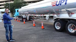 Ben Gardiner, NMFTA senior cybersecurity research engineer, demonstrates how hackers can attack a tanker’s ABS controller using RF-induced signals. Ben Gardiner, NMFTA senior cybersecurity research engineer, demonstrates how hackers can attack a tanker’s ABS controller using RF-induced signals.