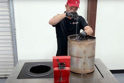 A visual inspection prior to cleaning will help identify cracks and other defects. A pin test is also useful, as it can help determine if a filter is full of hardened ash. A visual inspection prior to cleaning will help identify cracks and other defects. A pin test is also useful, as it can help determine if a filter is full of hardened ash.