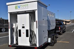 Among the early customers for the Mack MD Electric, mobile charging provider EV Power Pods will mount one of its stations to the truck chassis. Among the early customers for the Mack MD Electric, mobile charging provider EV Power Pods will mount one of its stations to the truck chassis.