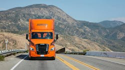 This year, Schneider's 92 Freightliner eCascadias logged more than 1 million miles hauling freight. This year, Schneider's 92 Freightliner eCascadias logged more than 1 million miles hauling freight.