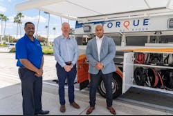 Cory Brooks, senior field operations manager at Torque by Ryder (left) is one of many veterans now serving fleet customers' needs. Cory Brooks, senior field operations manager at Torque by Ryder (left) is one of many veterans now serving fleet customers' needs.