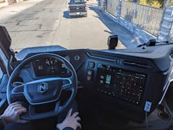 A look inside the Nikola Tre. A look inside the Nikola Tre.