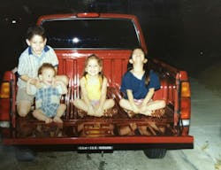 Joe (left) with baby brother Joshua, Erica, and sister Ashley (Guzman) Henderson as children in the mid-90s. Joe (left) with baby brother Joshua, Erica, and sister Ashley (Guzman) Henderson as children in the mid-90s.