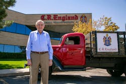 Gene England, president emeritus of C.R. England, Inc., is 104 and still comes into the company&apos;s Salt Lake City office a few times a week.