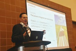 Intangles North America President Alan McMillan says the new DPF analysis tool helps fleets know in advance when to best stop for a regen event. Intangles North America President Alan McMillan says the new DPF analysis tool helps fleets know in advance when to best stop for a regen event.