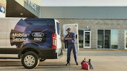 Ford Pro offers 800 certified mobile technicians who can handle brakes, lights, and tire rotations. Ford Pro offers 800 certified mobile technicians who can handle brakes, lights, and tire rotations.