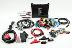 The Autel MaxiFlash VCMI Kit, compatible with Autel’s MaxiSYS and MaxiSYS MS919 diagnostic tablets, can function as multiple tools, including a multimeter and four-channel oscilloscope. The kit includes scope test leads, two sizes of clips, and more. Tablet sold separately. The Autel MaxiFlash VCMI Kit, compatible with Autel’s MaxiSYS and MaxiSYS MS919 diagnostic tablets, can function as multiple tools, including a multimeter and four-channel oscilloscope. The kit includes scope test leads, two sizes of clips, and more. Tablet sold separately.