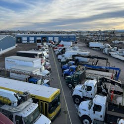 Iron Buffalo&rsquo;s new Denver facility sits on a six-acre lot, providing more than enough parking for vehicles. At their previous facility, vehicles were typically parked two or three deep, creating an inefficient nightmare for technicians.