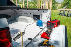 The Chevrolet Silverado EV, expected to be delivered to customers by July, arrives with a segment-leading 450-mile range and power (600 ft.-lb. of torque and 515 hp in tow/haul mode) to keep up with many conventional pickups. The Chevrolet Silverado EV, expected to be delivered to customers by July, arrives with a segment-leading 450-mile range and power (600 ft.-lb. of torque and 515 hp in tow/haul mode) to keep up with many conventional pickups.