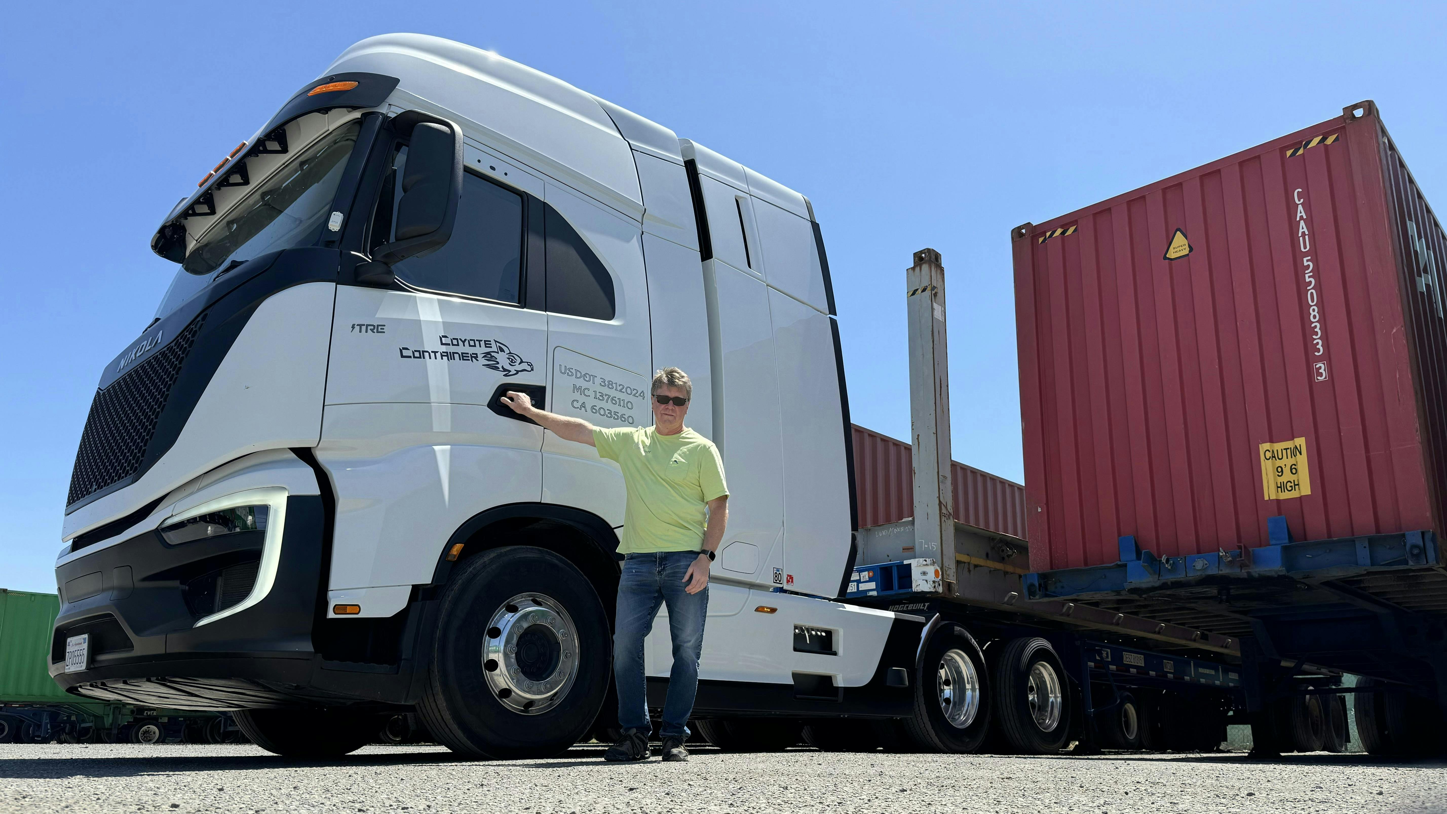 Bill Hall, received the first California-based Nikola Tre FCEV (Fuel Cell Electric Vehicle) last December. There have been some growing pains, but with support from the OEM and plenty of patience and planning, he's showing hydrogen can power drayage operations.