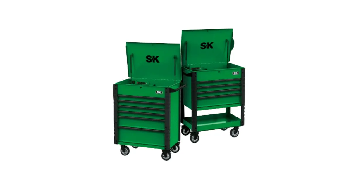 6-Drawer and 4-Drawer Tool Carts from SK Tools | Fleet Maintenance