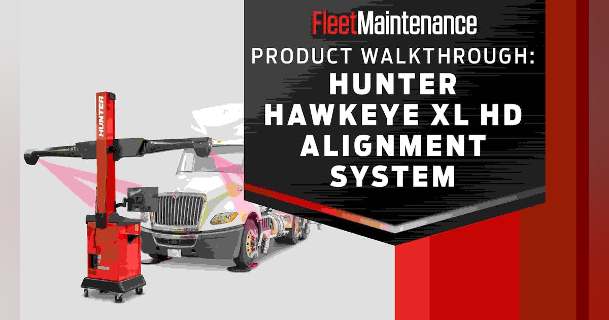 Hunter HawkEye XL HD Alignment System demo | Fleet Maintenance