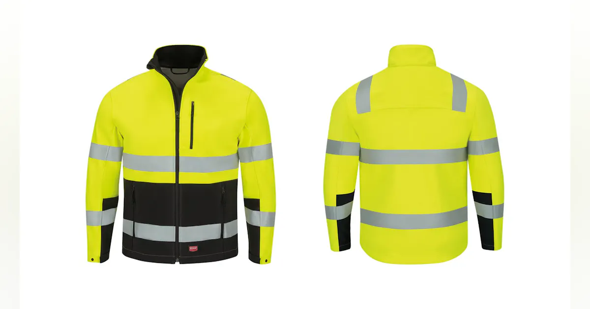 Shell Visible Jacket Hi-Visibility Soft Shell Jacket from Red Kap | Fleet Maintenance