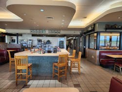 The diner where Johnson's Corner serves breakfast, lunch, and dinner. The diner where Johnson's Corner serves breakfast, lunch, and dinner.