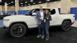 Kate Harrison, co-founder and Chris Lemone, head of strategy for MoveEV. Kate Harrison, co-founder and Chris Lemone, head of strategy for MoveEV.