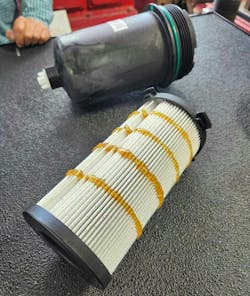 The filter media itself is easy to remove and replace. The filter media itself is easy to remove and replace.