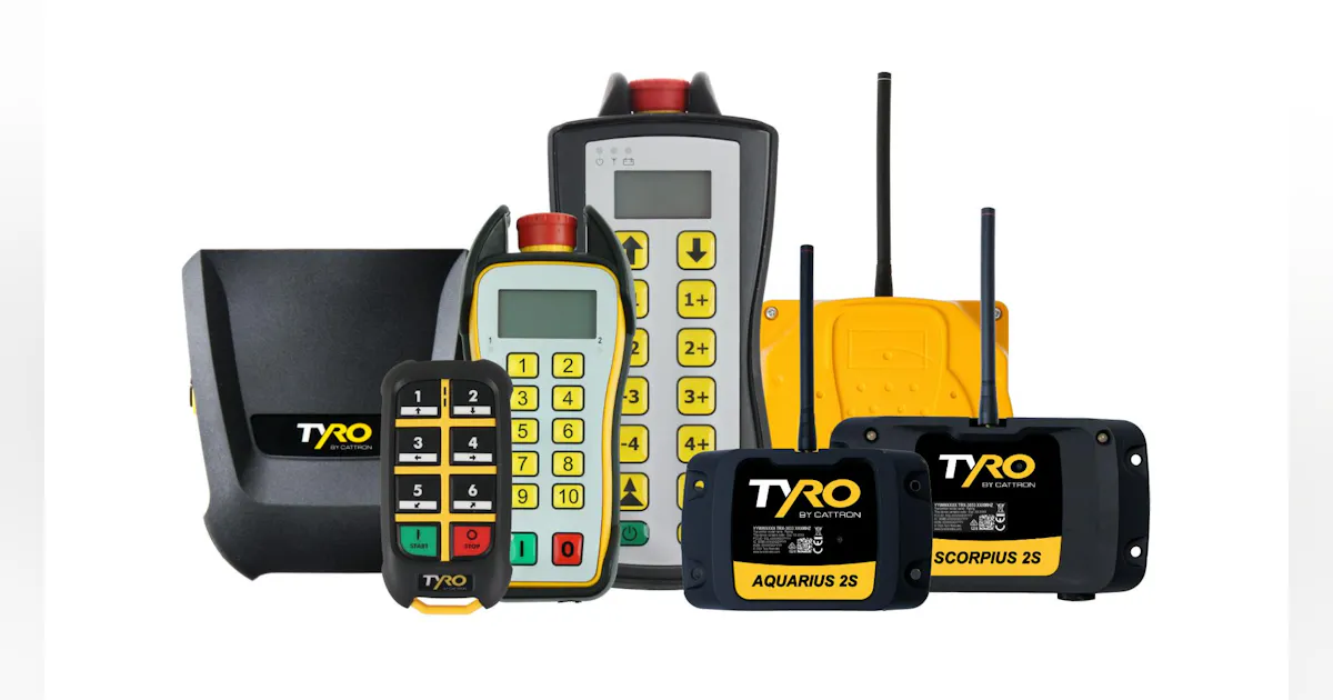 Tyro Base Tyro 2S Remote Control Systems from Cattron | Fleet Maintenance