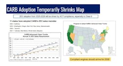 Eleven states have adopted the California Air Resource Board's zero-emission vehicle sales mandate with plans to implement it between now and 2027. Some others are considering it. Eleven states have adopted the California Air Resource Board's zero-emission vehicle sales mandate with plans to implement it between now and 2027. Some others are considering it.