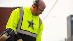 The new hi-vis workwear is available with the logos and designs of all 32 NFL teams. The new hi-vis workwear is available with the logos and designs of all 32 NFL teams.