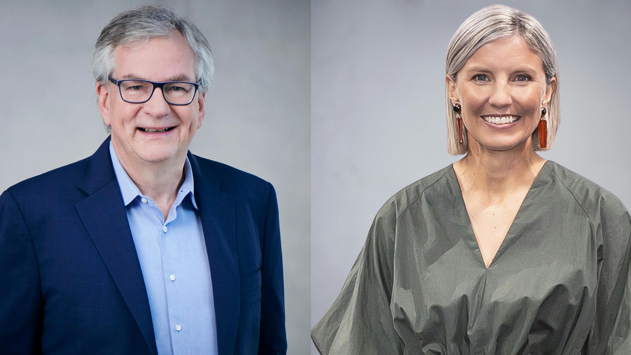 Martin Daum, left, and Karin R&aring;dstr&ouml;m, right.