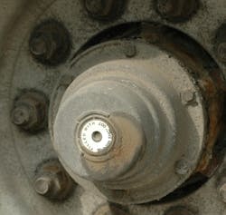 Explaining the difference between a leaking hubcap and weeping hubcap can prevent false write ups. Drivers need to understand the equipment they use. Explaining the difference between a leaking hubcap and weeping hubcap can prevent false write ups. Drivers need to understand the equipment they use.