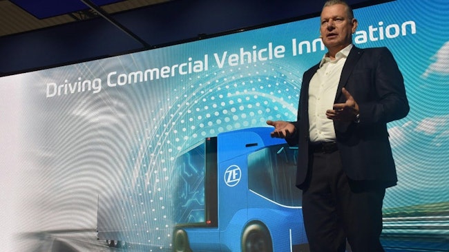 ZF's Peter Laier details the advantages of the company's position as the world's leading CV and passenger car supplier at IAA.