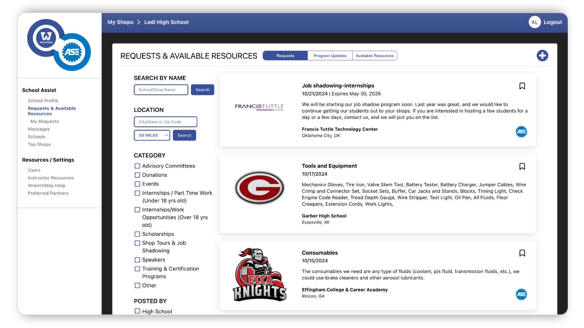 6717cce4348685e7cdb53221 School Assist Ase