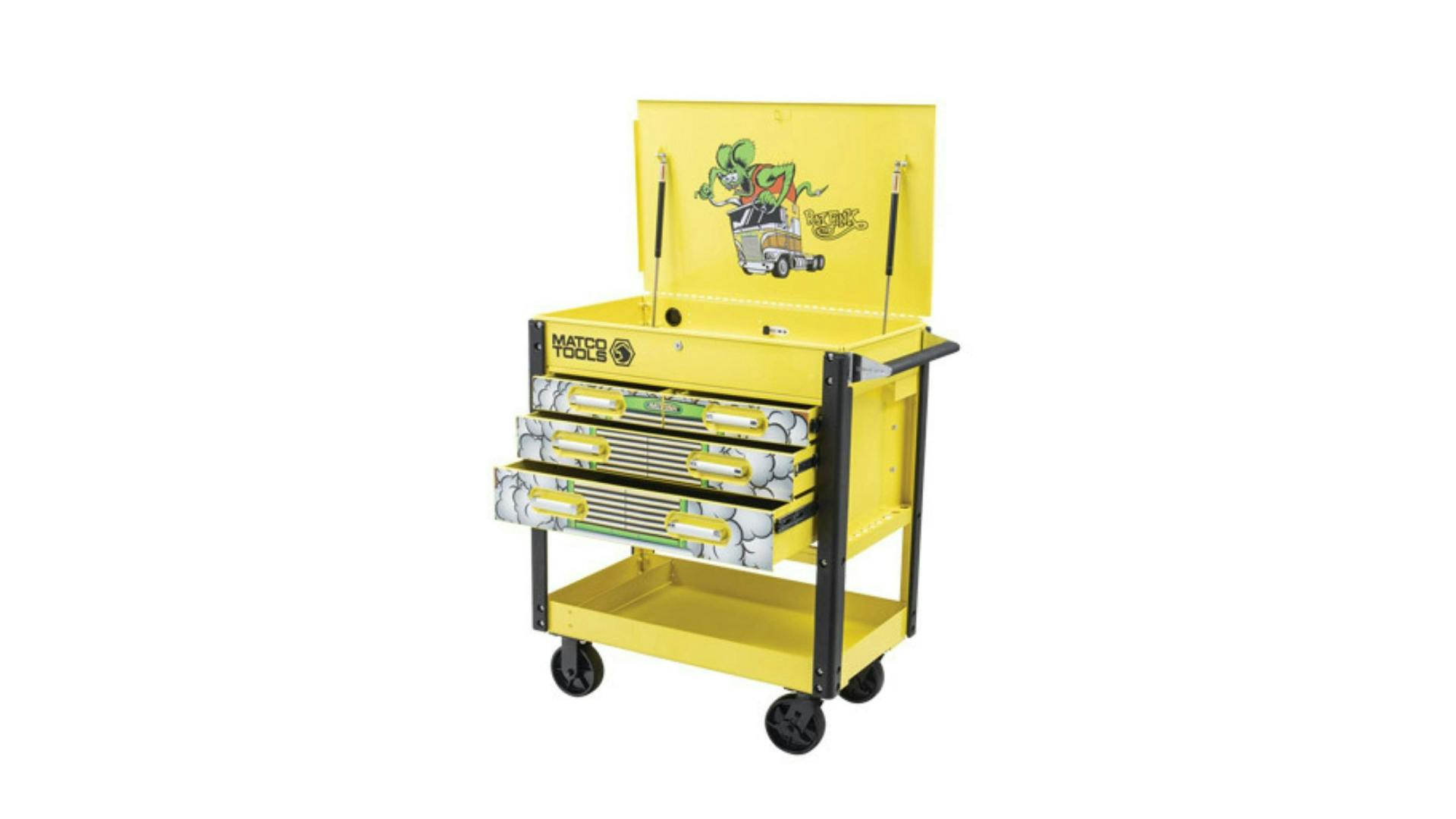 4-drawer rat fink '24 service cart
