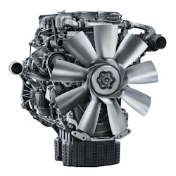 Recent updates to Detroit powertrain offerings, according to Len Copeland, product marketing manager, include new engine ratings to maximize fuel efficiency and performance. Recent updates to Detroit powertrain offerings, according to Len Copeland, product marketing manager, include new engine ratings to maximize fuel efficiency and performance.