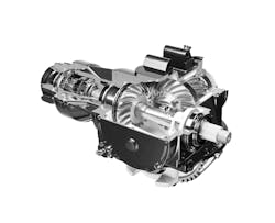 Mack’s most recent powertrain innovation for long-haul trucking operations consists of the Mack MP8 445HE Turbo Compound engine, Mack mDRIVE13-speed overdrive transmission with crawler gear, and a high-efficiency drive axle featuring a 2.15:1 ratio. Mack’s most recent powertrain innovation for long-haul trucking operations consists of the Mack MP8 445HE Turbo Compound engine, Mack mDRIVE13-speed overdrive transmission with crawler gear, and a high-efficiency drive axle featuring a 2.15:1 ratio.